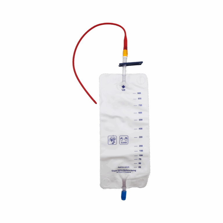 TruCath Red Rubber Intermittent Catheter with Pre-Connected Drainage Tray Carousel-Carousel-2